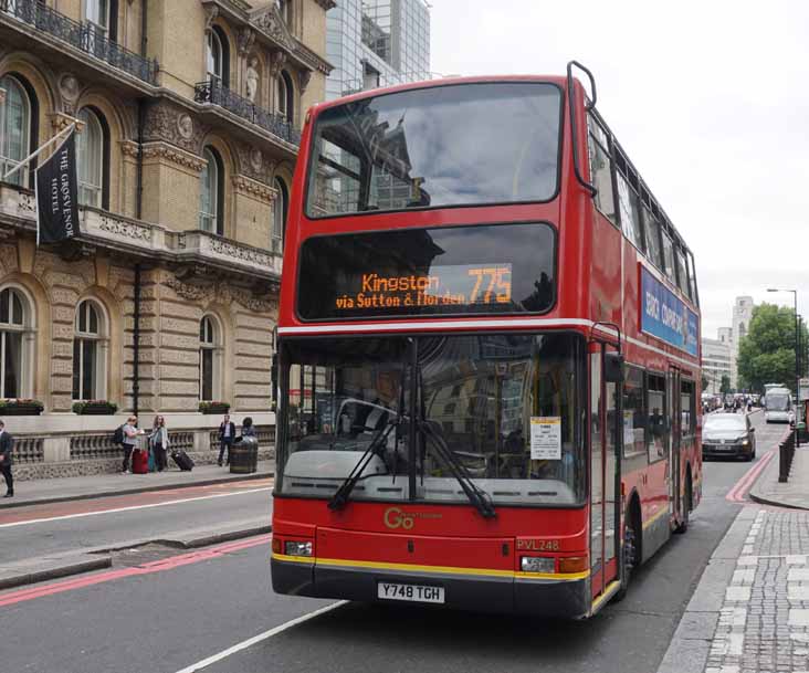 Go-Ahead London Volvo B7TL Plaxton President PVL248